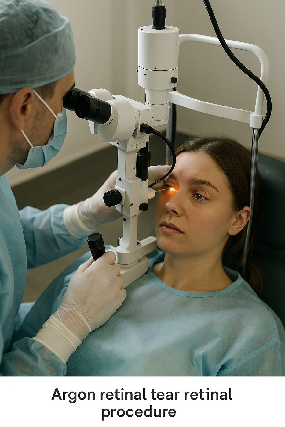 Desgarro Retinal con Argon Laser