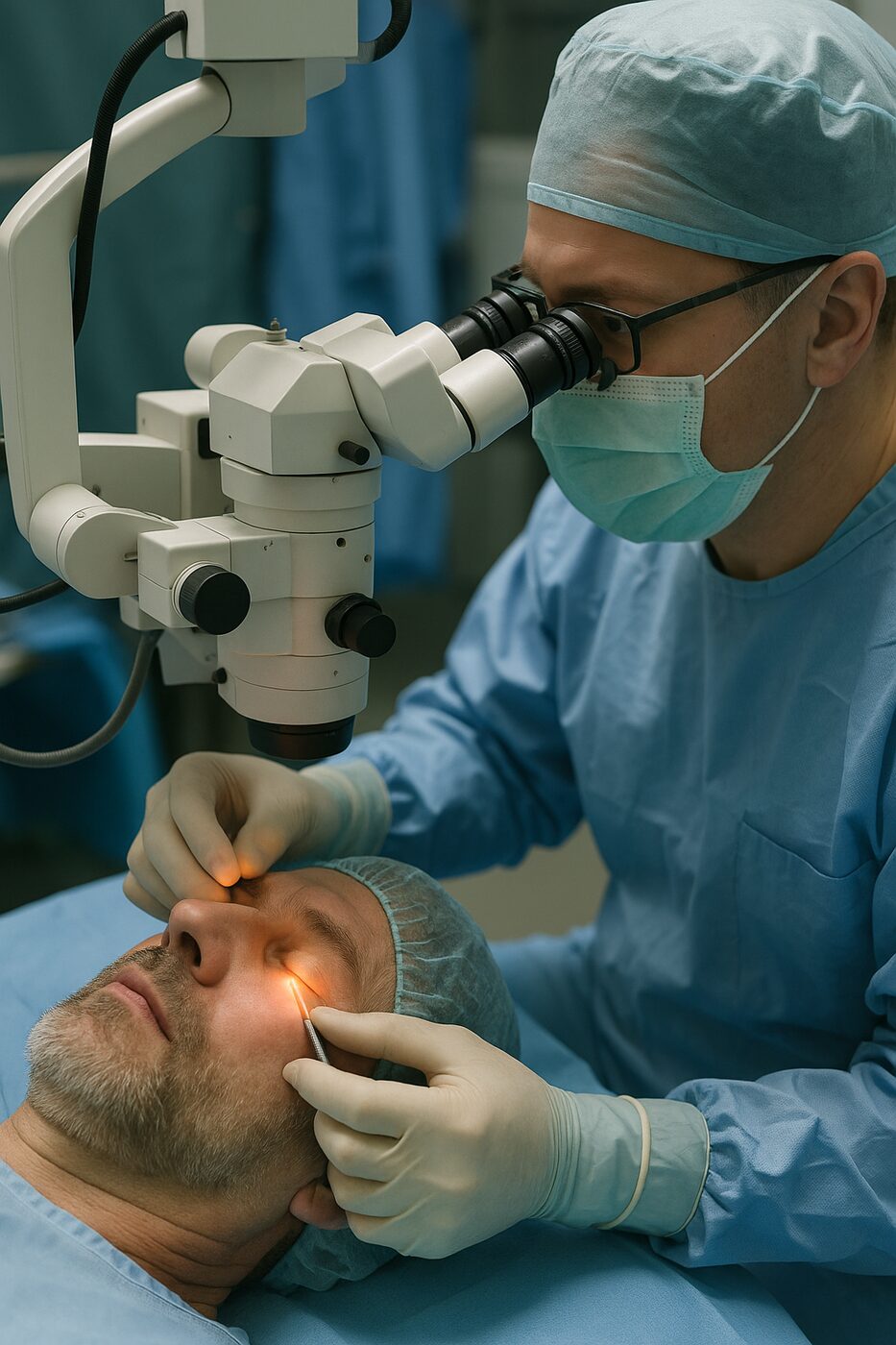 Fotocoagulación Panretiniana con Argon Laser